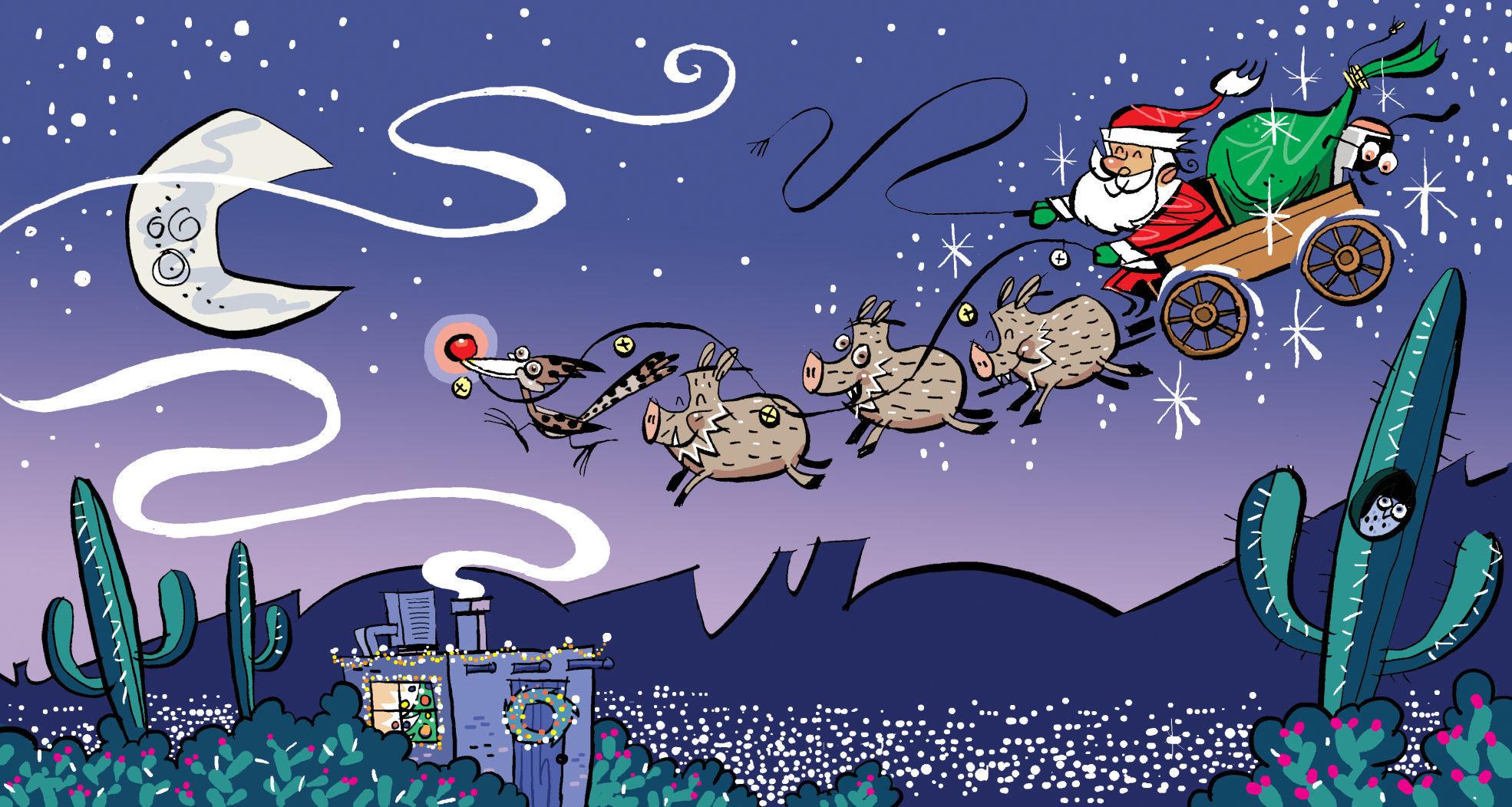 Daily Fitz Cartoon: La Noche before Christmas